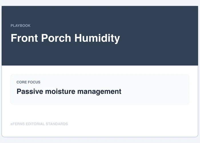 Front porch humidity guide illustration